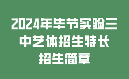 毕节实验三中