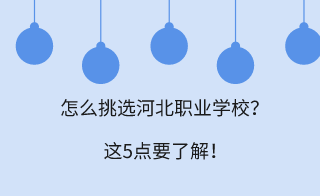 5点！教你怎么挑选河北职业学校！